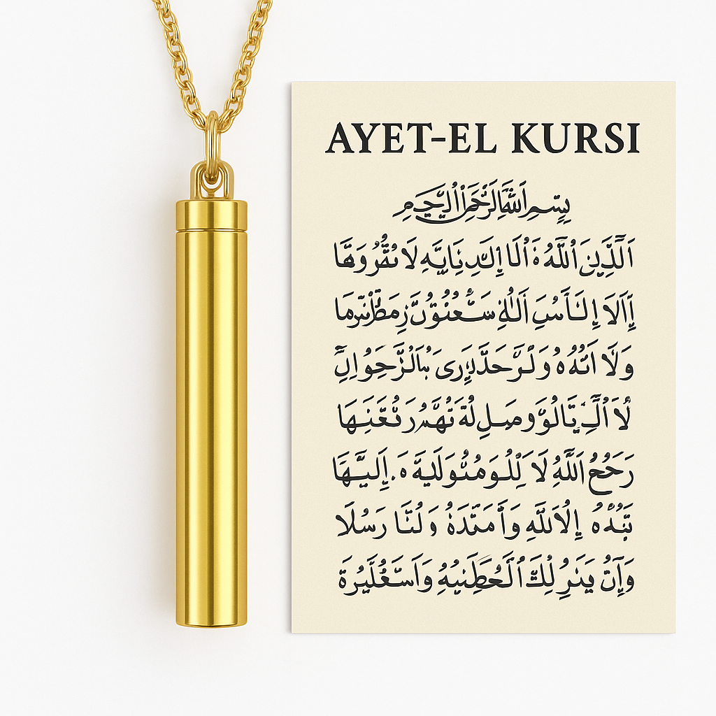 İkra Takı Ayet-El Kürsi Kolye