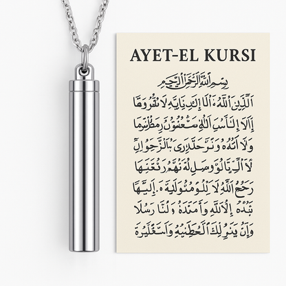 İkra Takı Ayet-El Kürsi Kolye