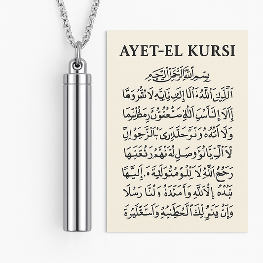 İkra Takı Ayet-El Kürsi Kolye